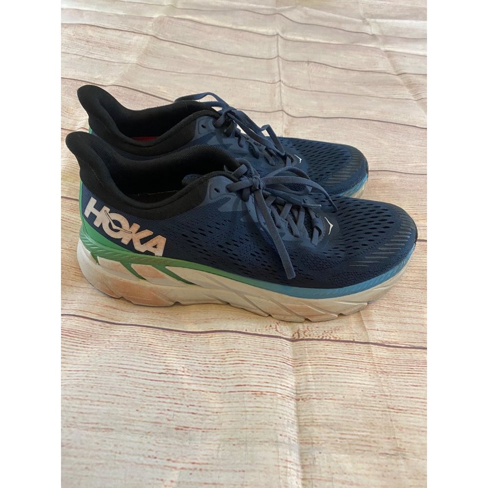 Hoka One One Clifton Men's Athletic Running Sneakers - 9 - Picture 6 of 11